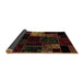 Sideview of Patchwork Brown Transitional Rug, abs2027brn