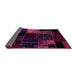 Sideview of Patchwork Pink Transitional Rug, abs2027pnk