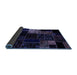 Sideview of Patchwork Blue Transitional Rug, abs2027blu