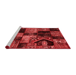 Transitional Red Washable Rugs