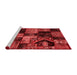 Transitional Red Washable Rugs