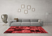 Transitional Red Washable Rugs