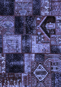 Patchwork Blue Transitional Rug, abs2028blu