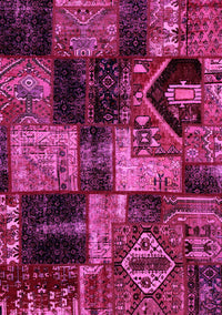 Patchwork Pink Transitional Rug, abs2028pnk