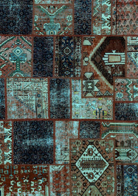 Patchwork Light Blue Transitional Rug, abs2028lblu