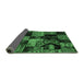 Sideview of Patchwork Emerald Green Transitional Rug, abs2028emgrn