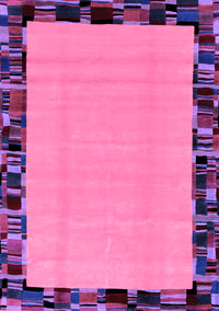 Abstract Purple Modern Rug, abs2029pur