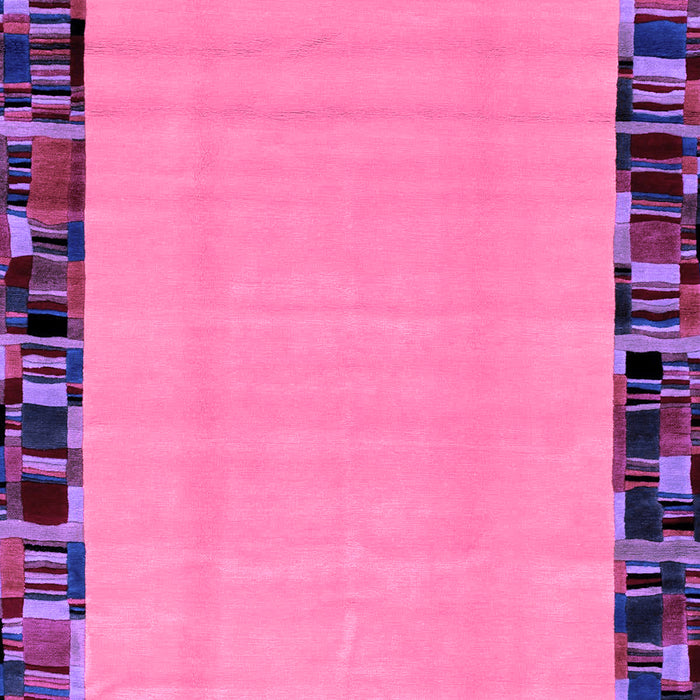 Abstract Purple Modern Rug, abs2029pur