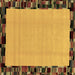 Square Abstract Brown Modern Rug, abs2029brn