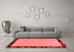 Modern Red Washable Rugs