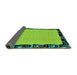 Sideview of Abstract Turquoise Modern Rug, abs2029turq