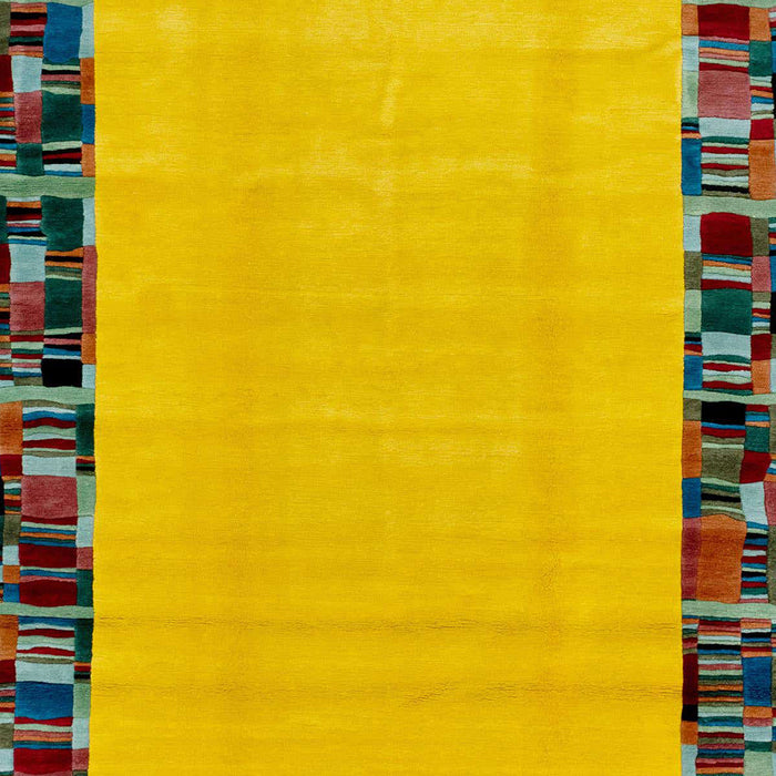 Machine Washable Abstract Brown Rug, wshabs2029