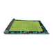 Sideview of Abstract Light Blue Modern Rug, abs2029lblu