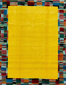 Abstract Brown Modern Rug, abs2029
