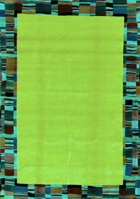 Abstract Turquoise Modern Rug, abs2029turq