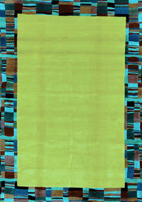 Abstract Light Blue Modern Rug, abs2029lblu