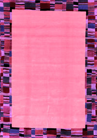 Abstract Pink Modern Rug, abs2029pnk