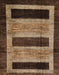 Machine Washable Abstract Bakers Brown Rug, wshabs202