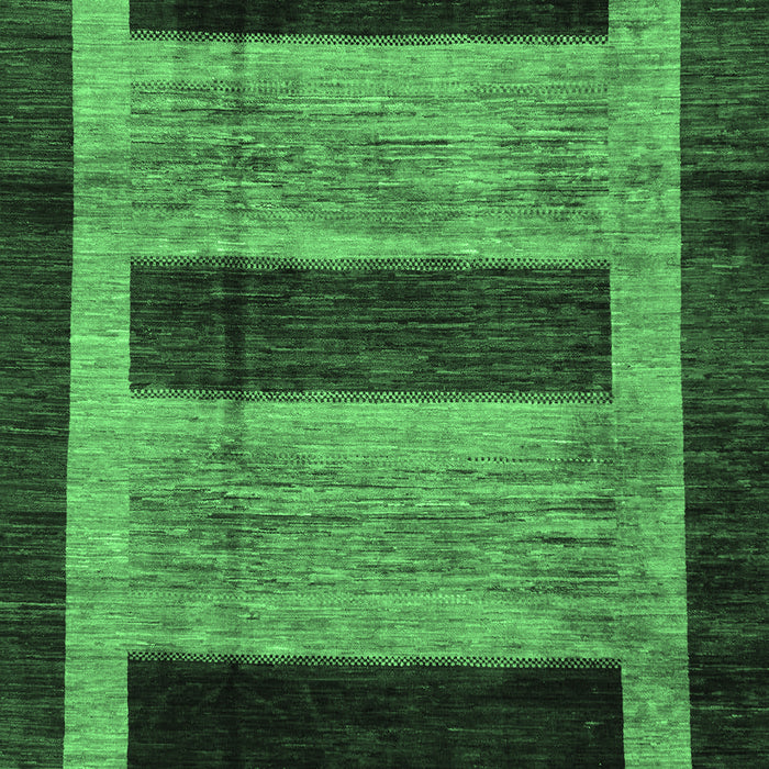 Abstract Emerald Green Modern Rug, abs202emgrn