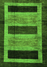 Abstract Green Modern Rug, abs202grn