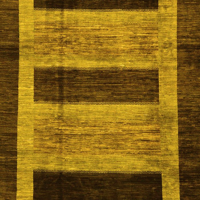 Abstract Yellow Modern Rug, abs202yw