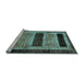 Sideview of Machine Washable Abstract Light Blue Modern Rug, wshabs202lblu