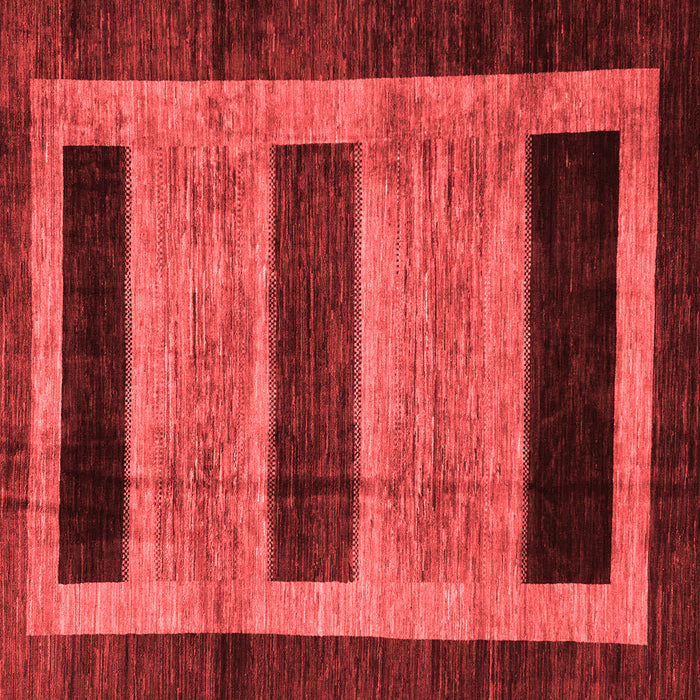 Machine Washable Abstract Red Modern Rug, wshabs202red