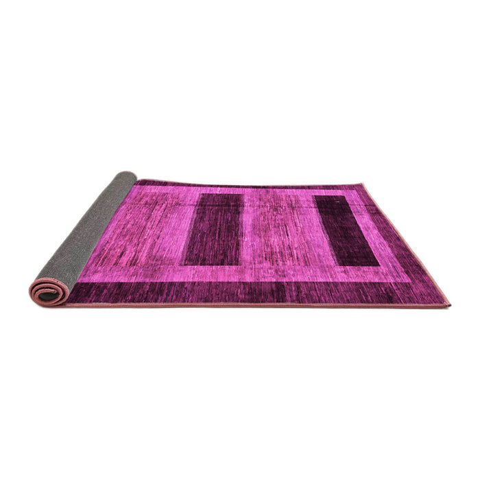Sideview of Abstract Pink Modern Rug, abs202pnk