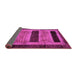 Sideview of Abstract Pink Modern Rug, abs202pnk