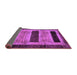 Sideview of Abstract Purple Modern Rug, abs202pur