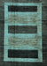 Abstract Light Blue Modern Rug, abs202lblu