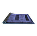 Sideview of Abstract Blue Modern Rug, abs202blu