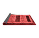 Abstract Red Modern Area Rugs