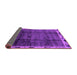 Sideview of Abstract Purple Modern Rug, abs2030pur