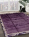 Abstract Plum Purple Modern Rug in Family Room, abs2030