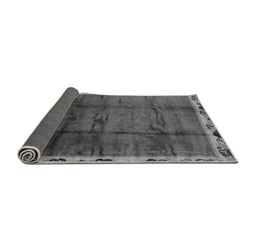 Sideview of Abstract Gray Modern Rug, abs2030gry