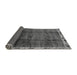 Sideview of Abstract Gray Modern Rug, abs2030gry