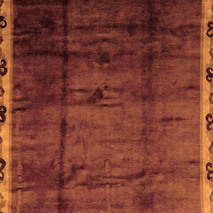 Abstract Orange Modern Rug, abs2030org