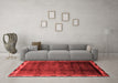 Modern Red Washable Rugs