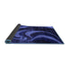 Sideview of Abstract Blue Modern Rug, abs2031blu