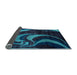 Sideview of Abstract Light Blue Modern Rug, abs2031lblu