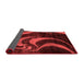 Abstract Red Modern Area Rugs