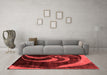 Modern Red Washable Rugs