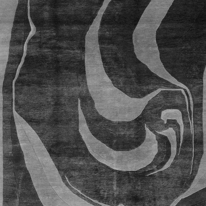 Machine Washable Abstract Gray Modern Rug, wshabs2031gry