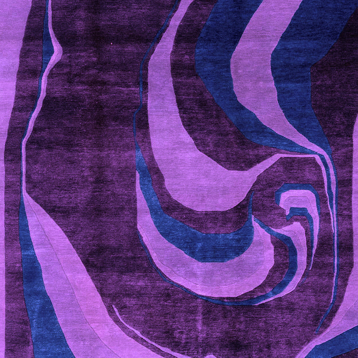 Machine Washable Abstract Purple Modern Area Rugs, wshabs2031pur