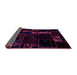 Sideview of Patchwork Purple Transitional Rug, abs2032pur