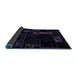 Sideview of Patchwork Blue Transitional Rug, abs2032blu