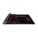 Sideview of Patchwork Light Blue Transitional Rug, abs2032lblu