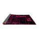 Sideview of Patchwork Pink Transitional Rug, abs2032pnk