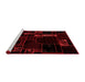 Transitional Red Washable Rugs